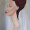 proud lady 40x60 Acryl auf Struktur.GIF